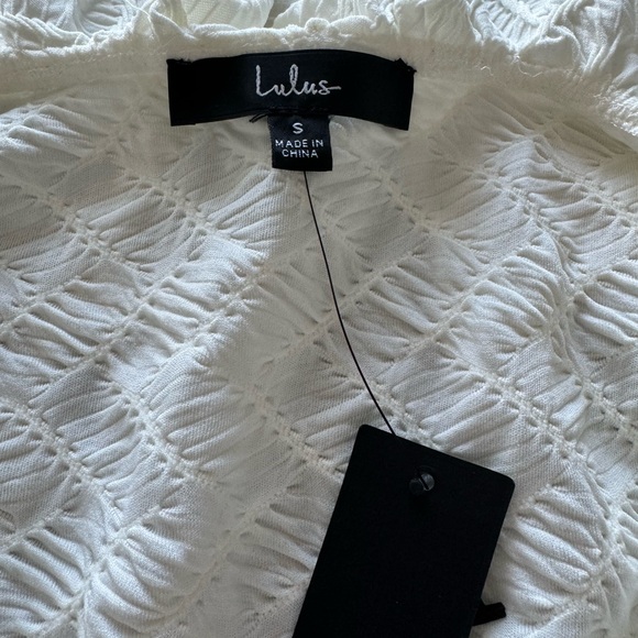 LULUS IVORY TOP SIZE SMALL - Picture 4 of 4